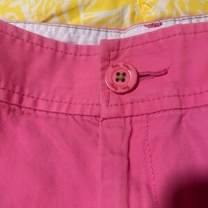Lilly Pulitzer Pink and Yellow Shorts 2 pair Size 12